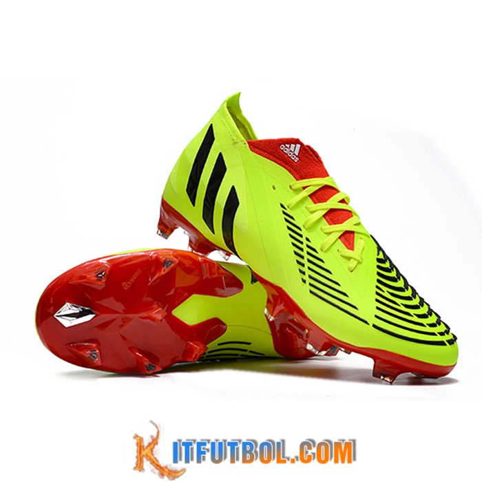 Adidas Botas De Fútbol Predator Edge Geometric.1 FG Verde/Negro