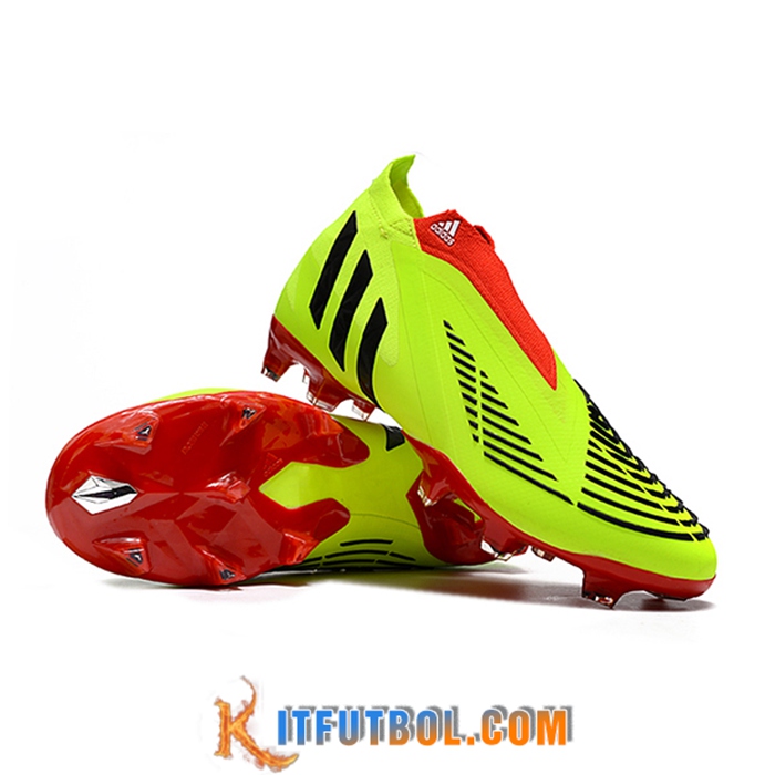 Adidas Botas De Fútbol Predator Edge Geometric+ FG Amarillo/Rojo