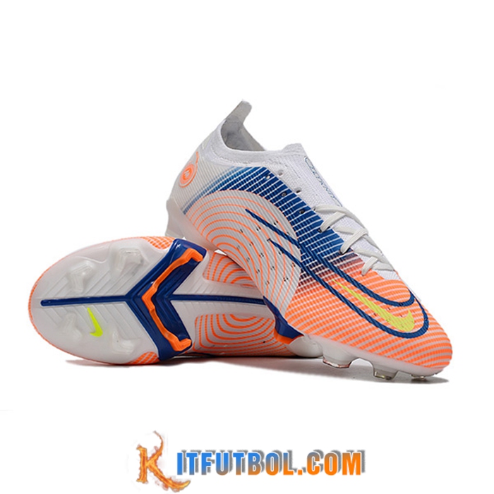 Nike Botas De Fútbol Mercurial 14 Low Gang FG Blanco/Rosa