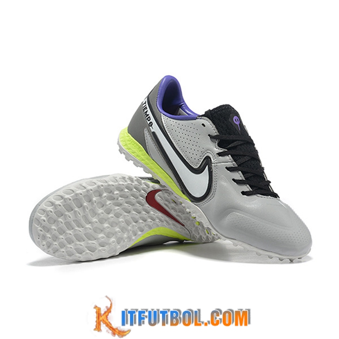 Nike Botas De Fútbol Tiempo Legend 9TF Gris