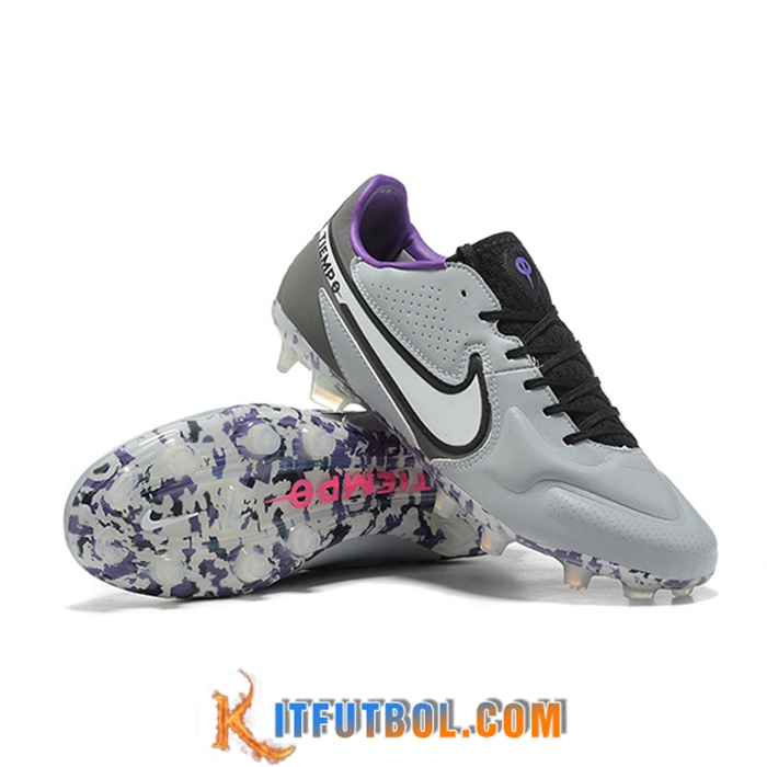 Nike Botas De Fútbol Tiempo Legend 9 Elite FG Gris