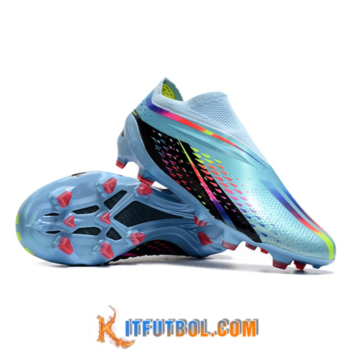 Adidas Botas De Fútbol X Speedportal .1 2022 World Cup Boots FG Azul Claro