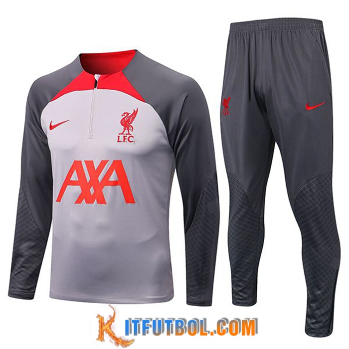 Chandal Equipos De Futbol FC Liverpool Gris Claro 2022/2023