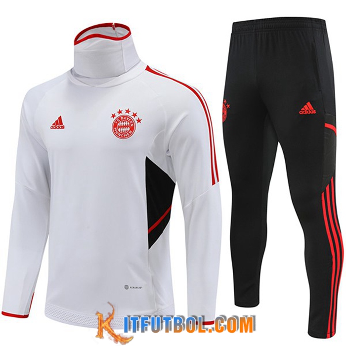 Chandal Equipos De Futbol Bayern Munich cuello alto Blanco 2022/2023