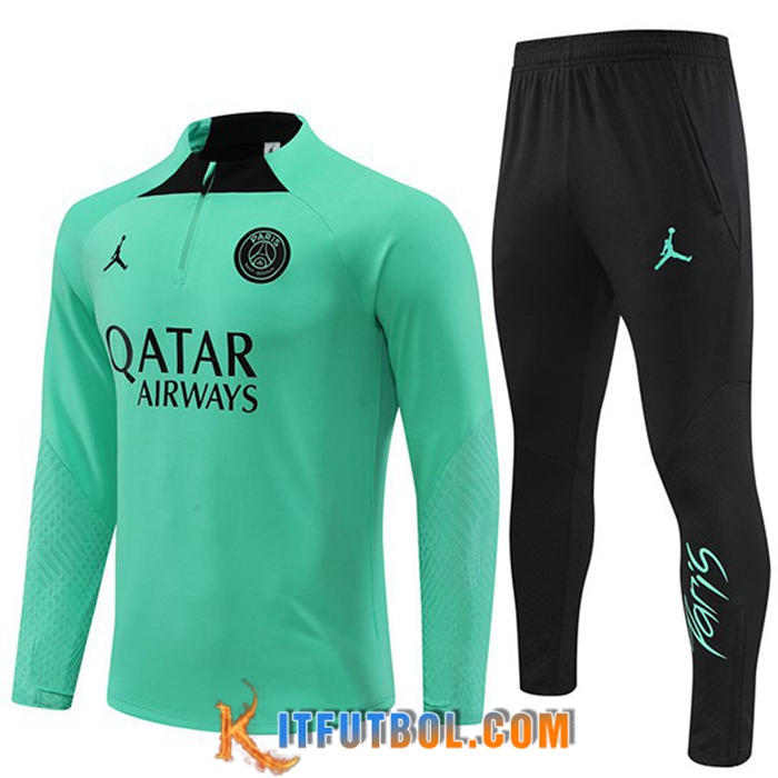 Chandal Equipos De Futbol Jordan PSG Verde Clair 2022/2023
