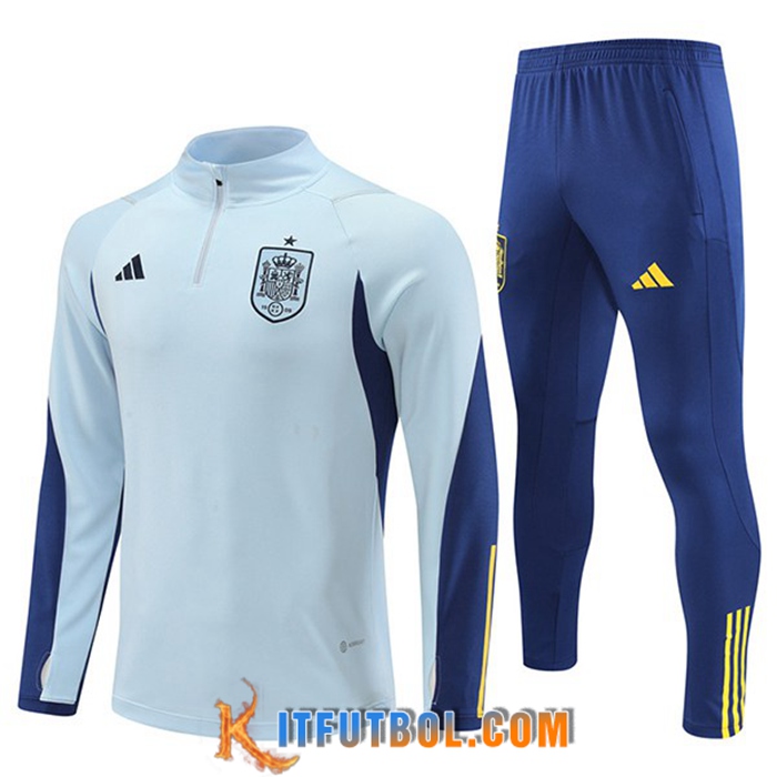 Chandal Equipos De Futbol España Azul Claro 2022/2023