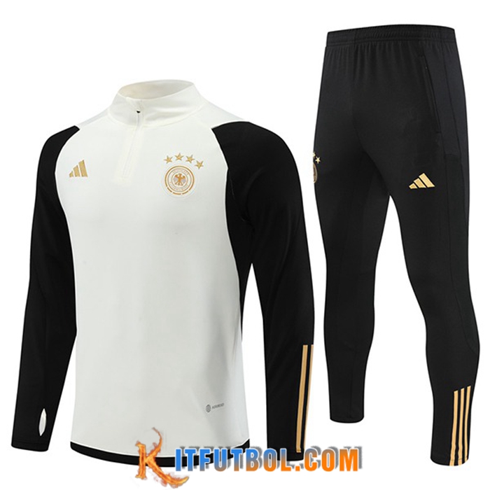 Chandal Equipos De Futbol Alemania Blanco/Negro 2022/2023