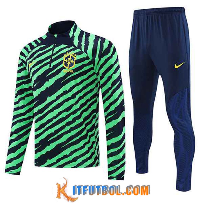 Chandal Equipos De Futbol Brasil Verde/Negro 2022/2023