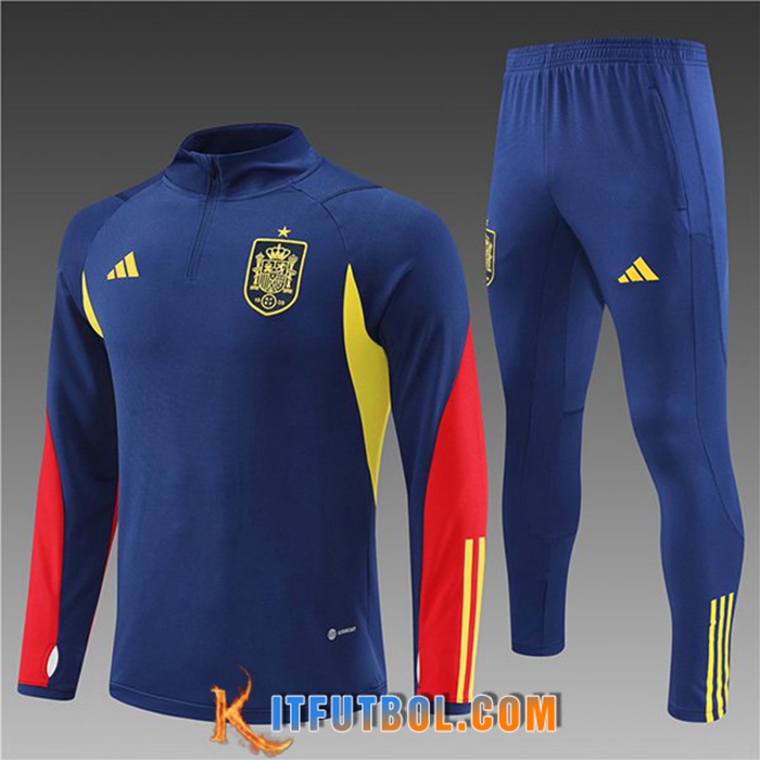 Chandal Equipos De Futbol España Ninos Azul marino 2022/2023