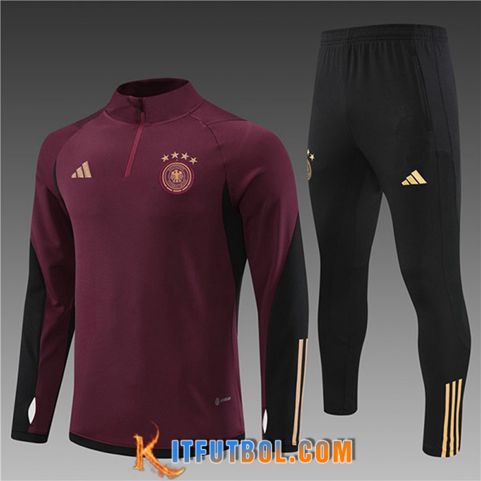 Chandal Equipos De Futbol Alemania Ninos Rojo Foncé 2022/2023