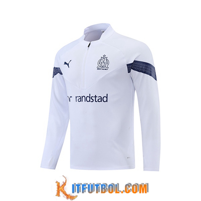 Sudadera De Entrenamiento Marsella Blanco 2022/2023
