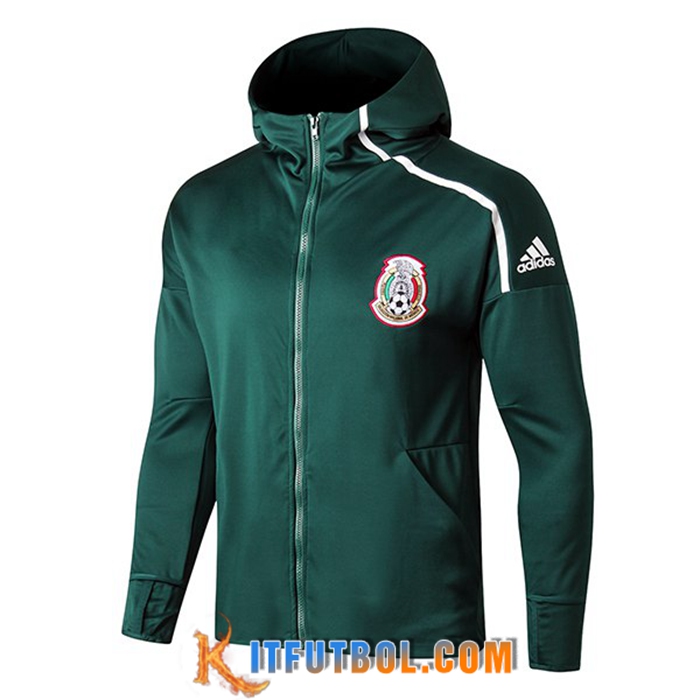 Chaqueta Con Capucha México Verde 2022/2023