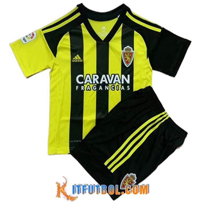 Nueva Camisetas De Futbol Real Zaragoza Ninos Segunda 2022/2023