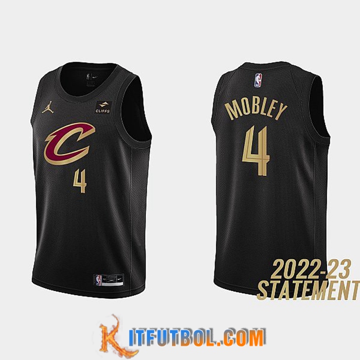 Camisetas Cleveland Cavaliers (MOBLEY #4) 2022/23 Negro
