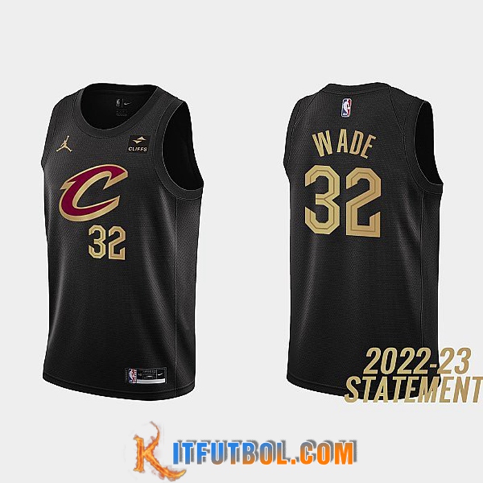 Camisetas Cleveland Cavaliers (WADE #32) 2022/23 Negro