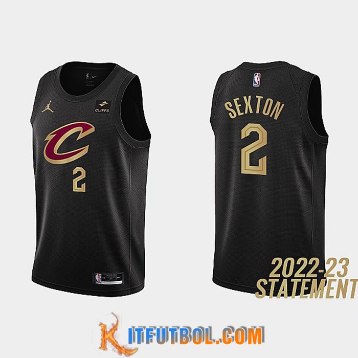 Camisetas Cleveland Cavaliers (SEXTON #2) 2022/23 Negro