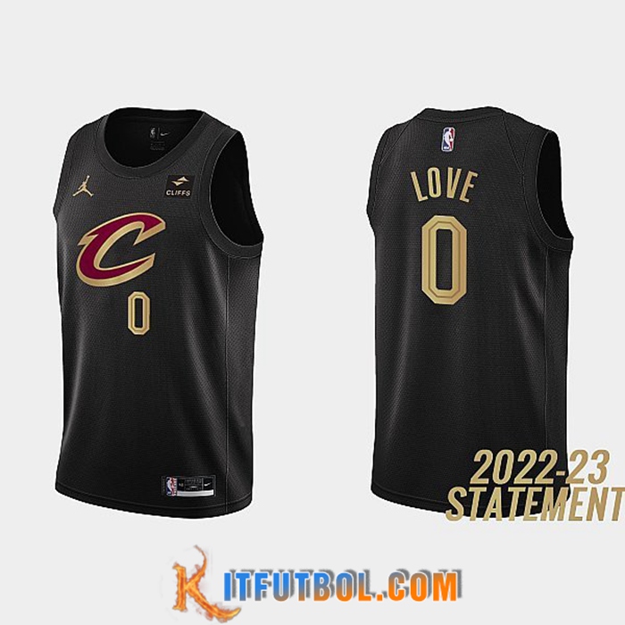 Camisetas Cleveland Cavaliers (LOVE #0) 2022/23 Negro
