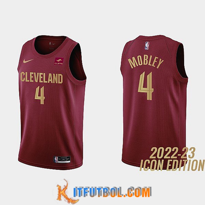 Camisetas Cleveland Cavaliers (MOBLEY #4) 2022/23 Rojo Foncé