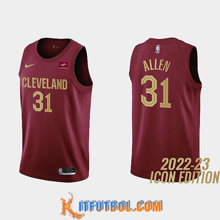 Camisetas Cleveland Cavaliers (ALLEN #31) 2022/23 Rojo Foncé