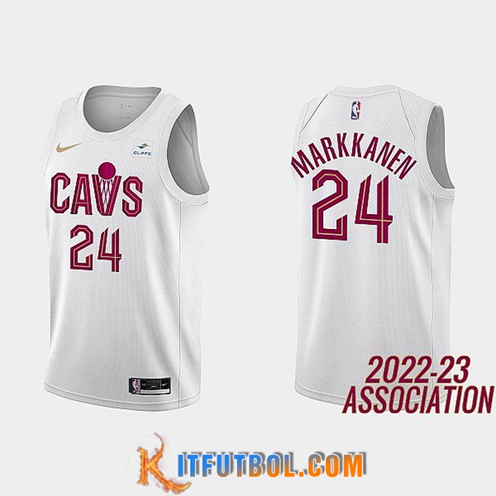 Camisetas Cleveland Cavaliers (MARKKANEN #24) 2022/23 Blanco
