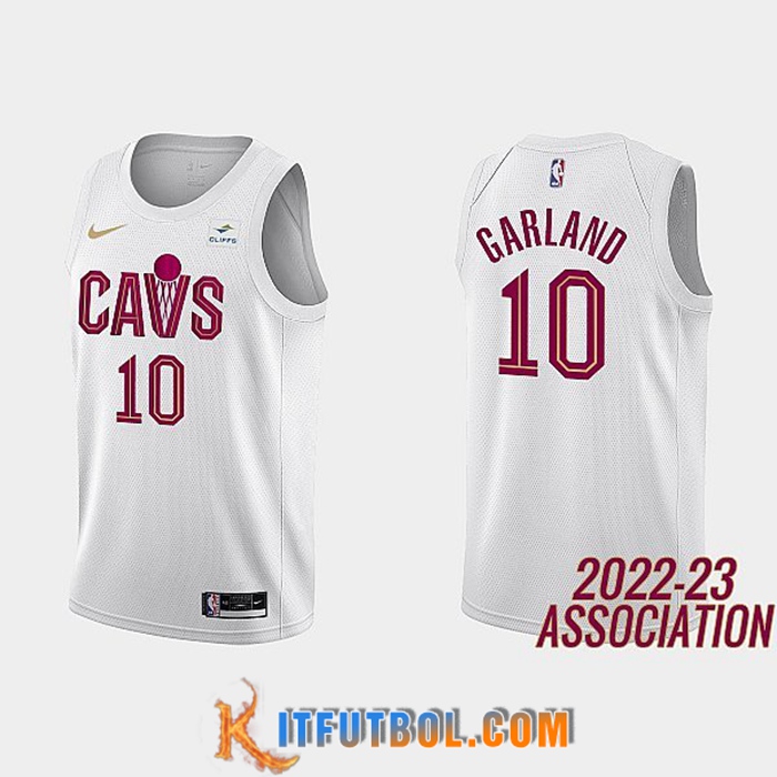 Camisetas Cleveland Cavaliers (GARLAND #10) 2022/23 Blanco