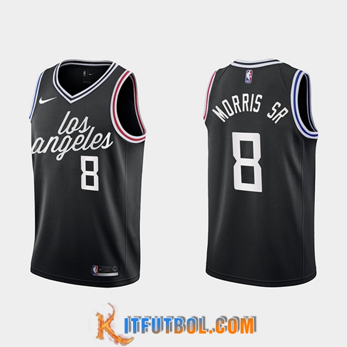 Camisetas Los Angeles Clippers (MORRIS SR #8) 2022/23 Negro
