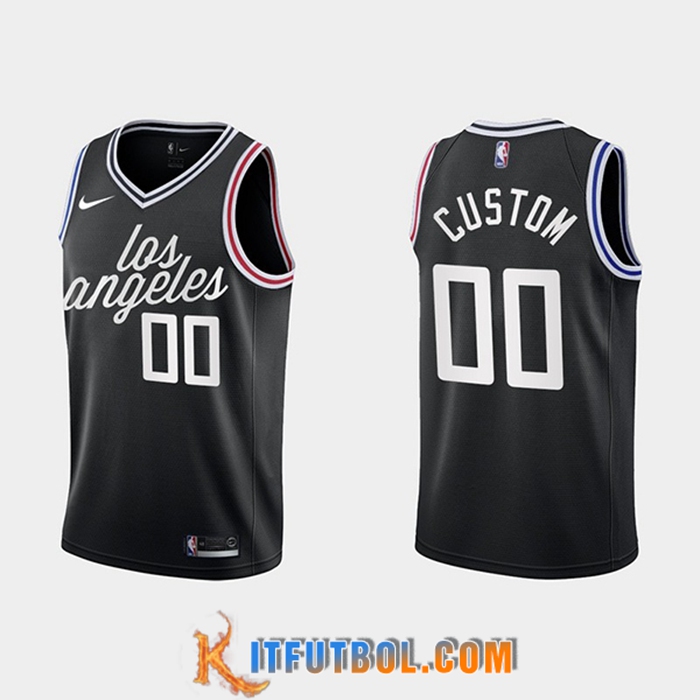 Camisetas Los Angeles Clippers (CUSTOM #00) 2022/23 Negro