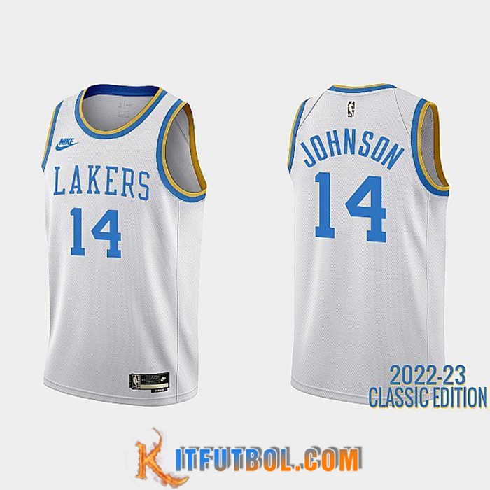Camisetas Los Angeles Lakers (JOHNSON #14) 2022/23 Blanco