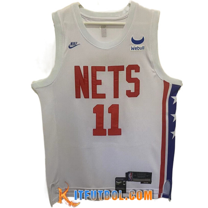 Camisetas Brooklyn Nets (IRVING #11) 2022/23 Blanco