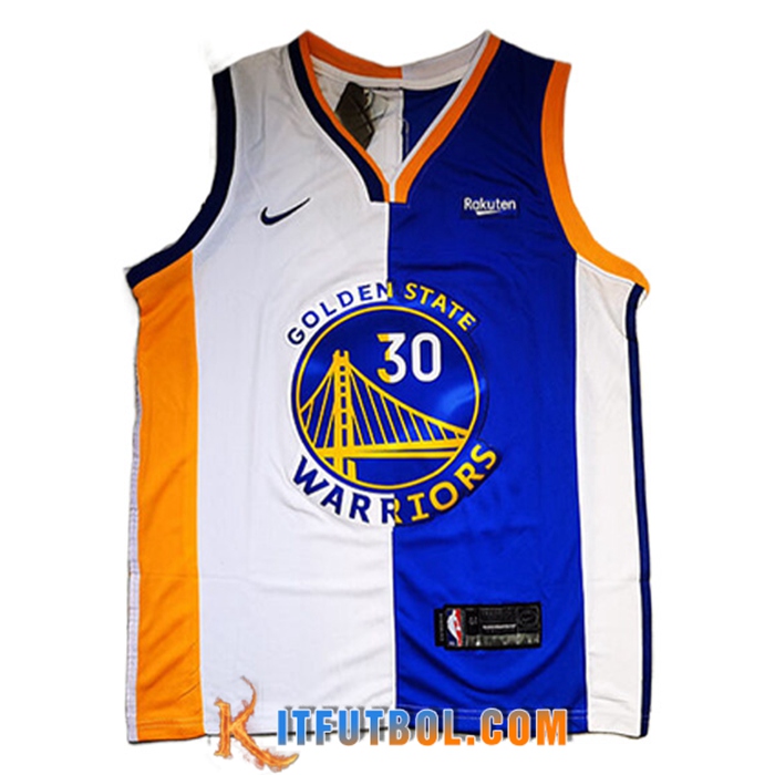 Camisetas Golden State Warriors (CURRY #30) 2022/23 Blanco/Azul