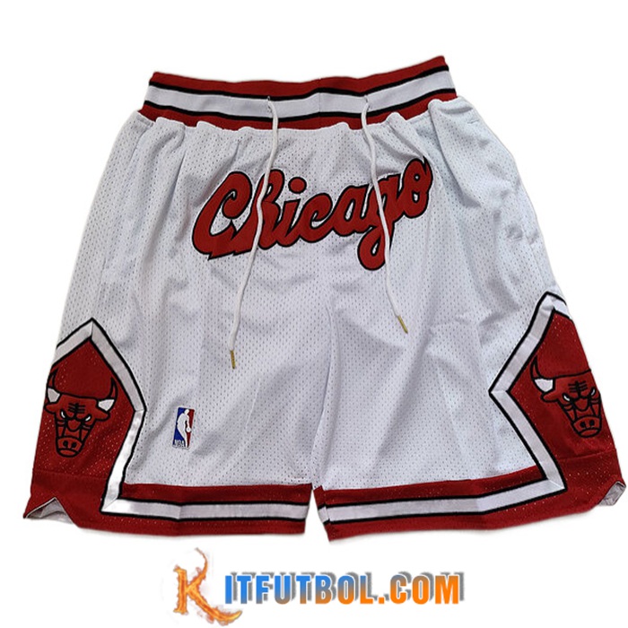 Cortos NBA Chicago Bulls Blanco