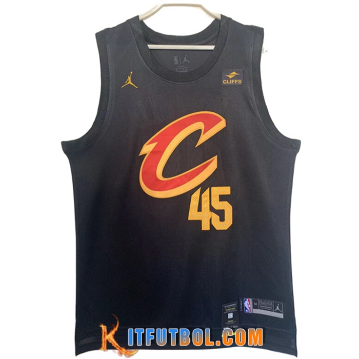 Camisetas Cleveland Cavaliers (MITCHELL #45) 2022/23 Negro