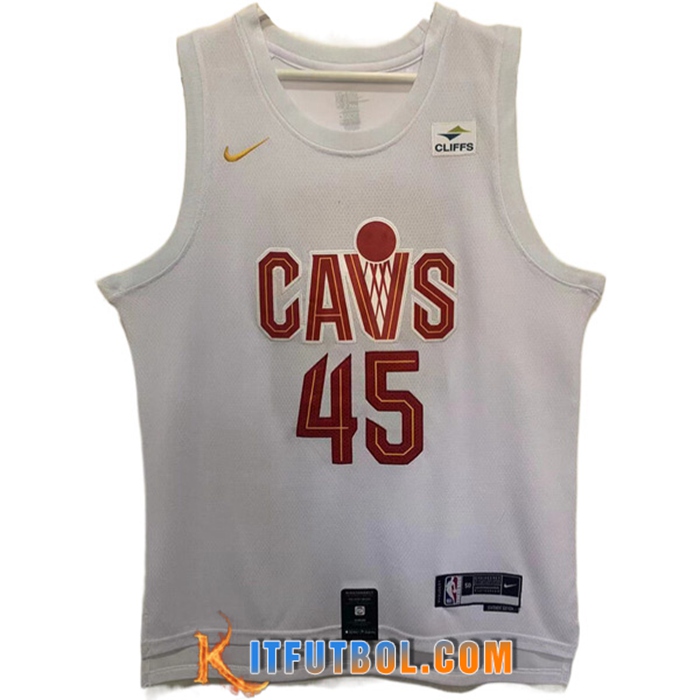 Camisetas Cleveland Cavaliers (MITCHELL #45) 2022/23 Blanco