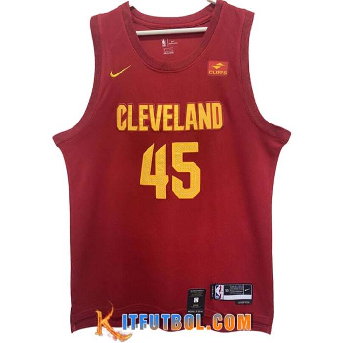 Camisetas Cleveland Cavaliers (MITCHELL #45) 2022/23 Rojo