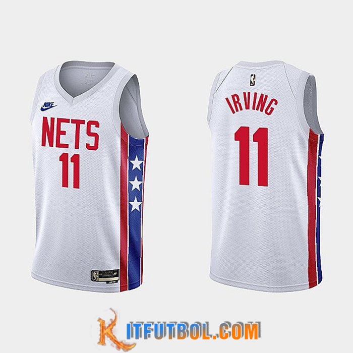 Camisetas Brooklyn Nets (IRVING #11) 2022/23 Blanco