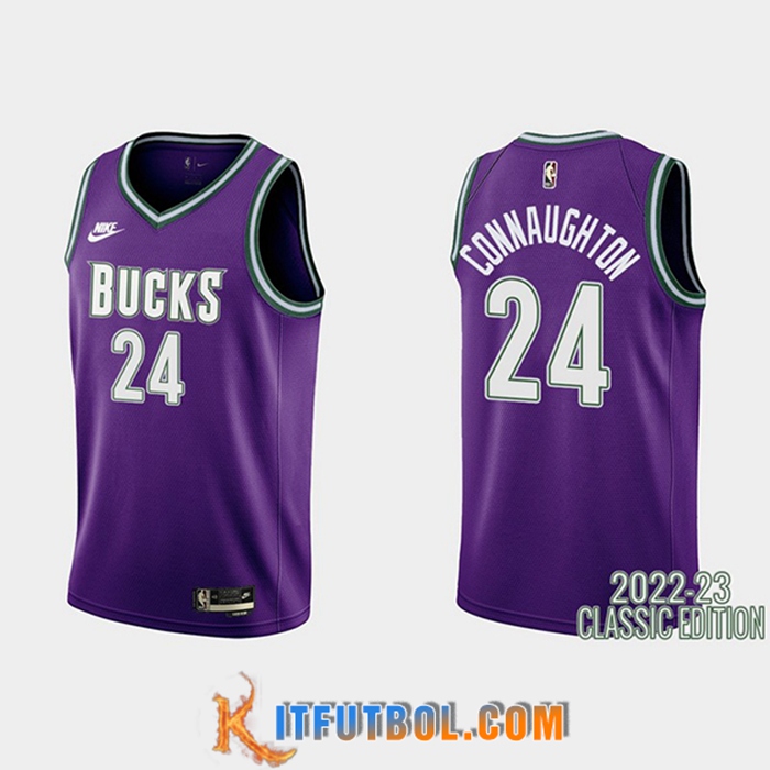 Camisetas Brooklyn Nets (CONNAUGHTON #24) 2022/23 Violeta