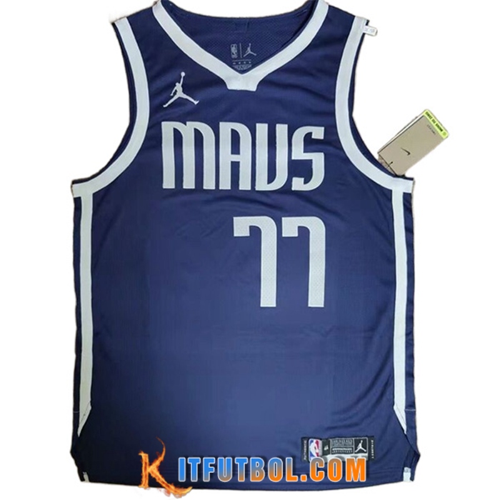 Camisetas Dallas Mavericks (DONCIC #77) 2022/23 Azul Oscuro