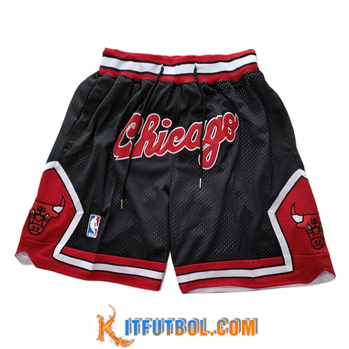 Cortos NBA Chicago Bulls Negro