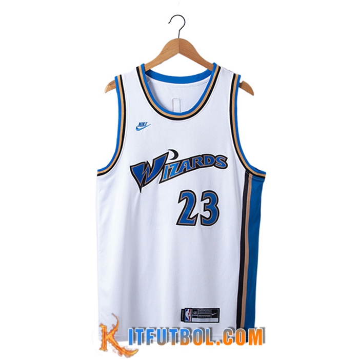 Camisetas Washington Wizards (JORDAN #23) 2022/23 Blanco