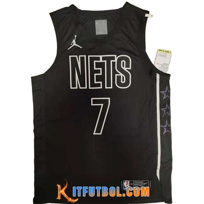 Camisetas Brooklyn Nets (DURANT #7) 2022/23 Negro