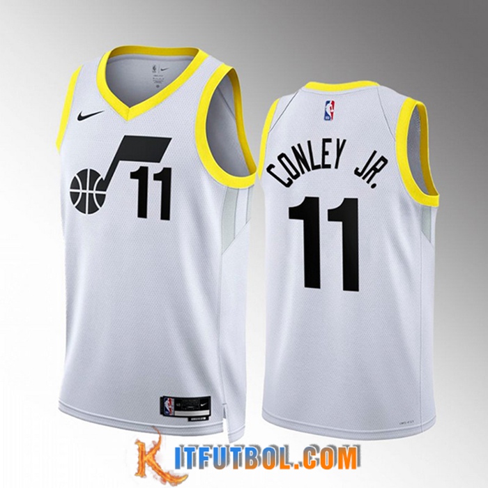Camisetas Utah Jazz (CONLEY JR. #11) 2022/23 Blanco