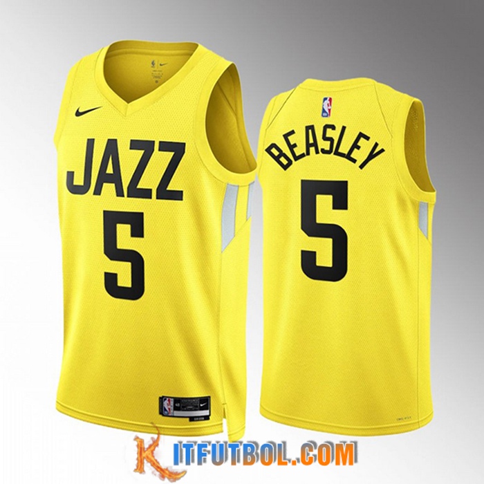 Camisetas Utah Jazz (BEASLEY #5) 2022/23 Amarillo