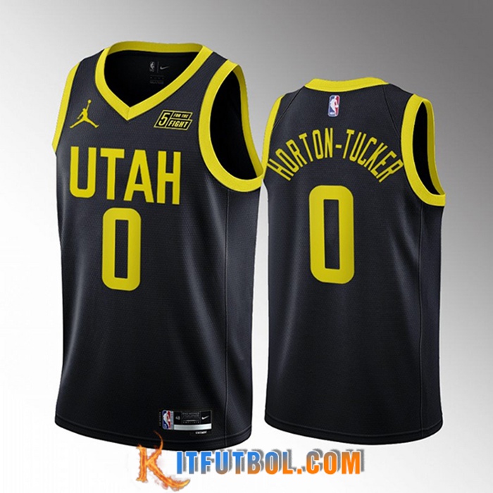 Camisetas Utah Jazz (HORTON-TUCKER #0) 2022/23 Negro