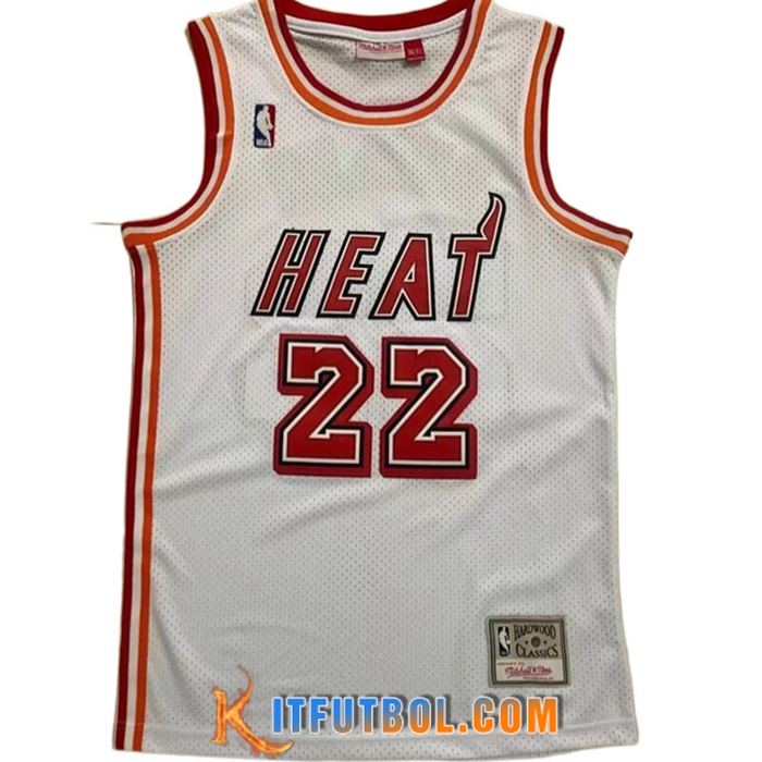 Camisetas Miami Heat (BUTLER #22) 2022/23 Blanco