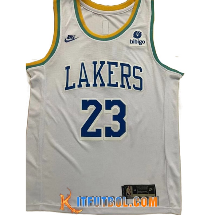 Camisetas Los Angeles Lakers (JAMES #23) 2022/23 Blanco