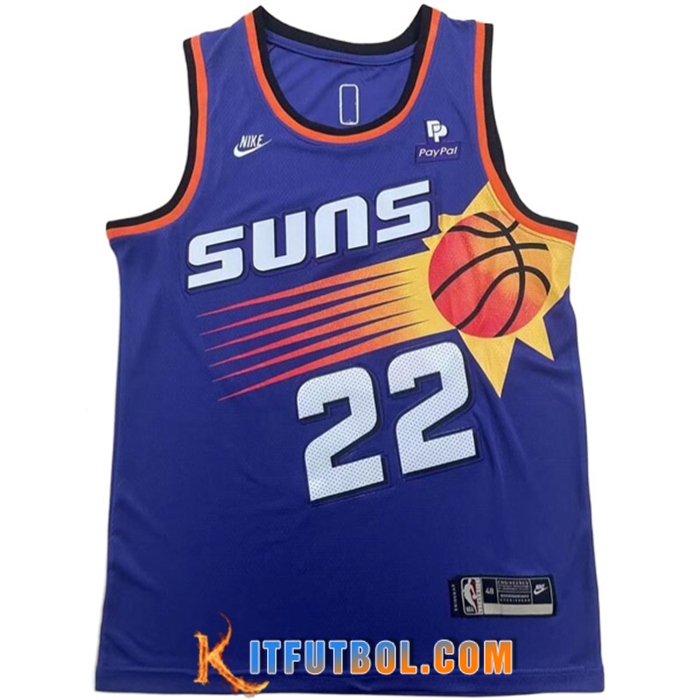 Camisetas Phoenix Suns (AYTON #22) 2022/23 Violeta