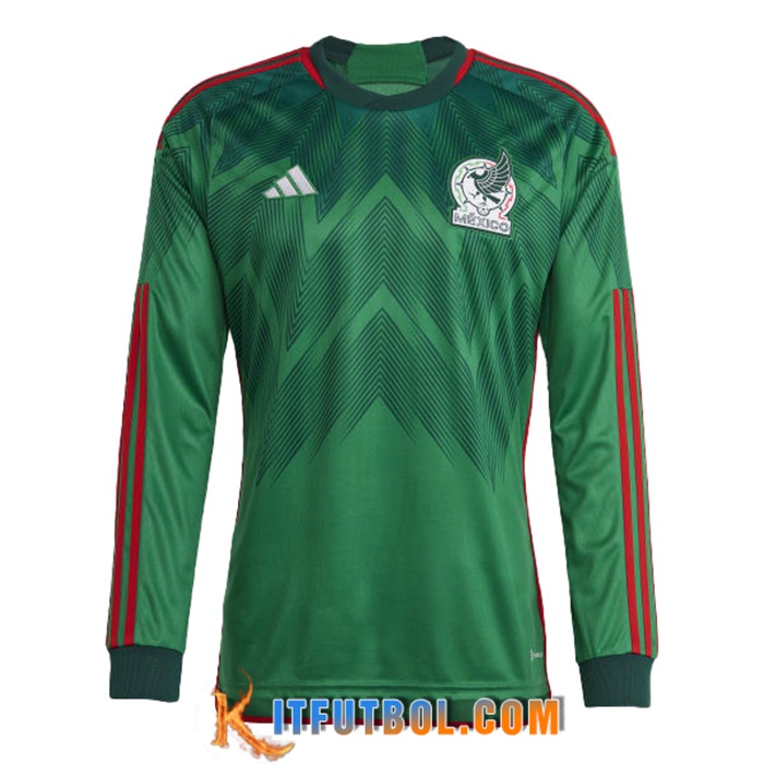 Nueva Camiseta Equipo Nacional México Primera Manga Larga 2022/2023