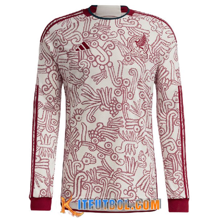 Nueva Camiseta Equipo Nacional México Segunda Manga Larga 2022/2023