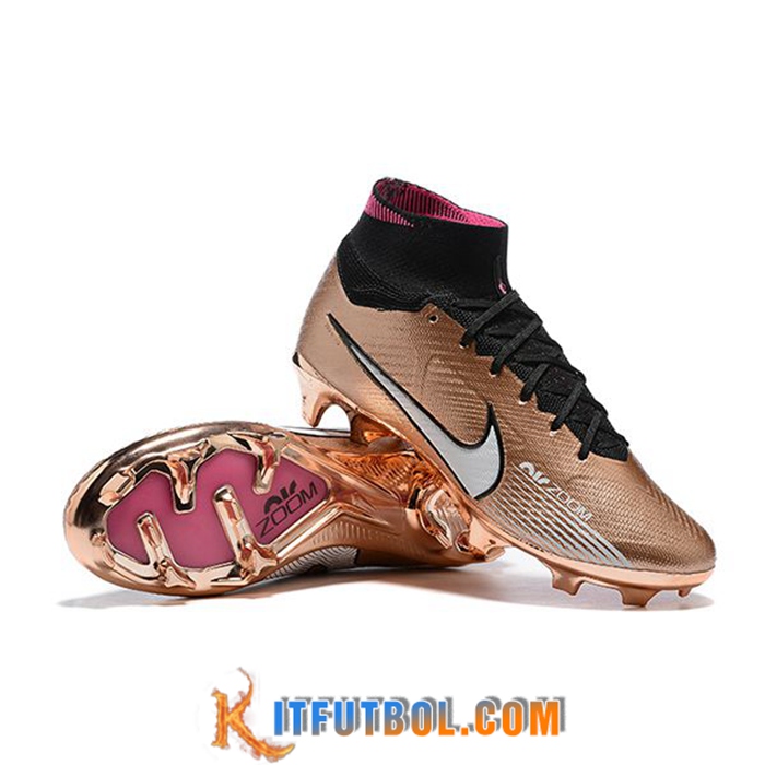 Nike Botas De Fútbol Air Zoom Mercurial Superfly IX Elite FG Dorado