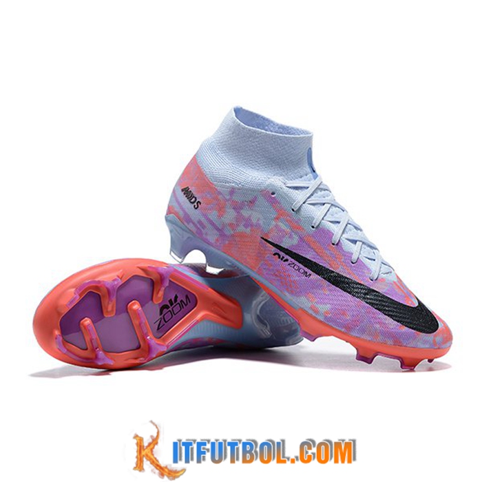Nike Botas De Fútbol Air Zoom Mercurial Superfly IX Elite FG Violeta/Azul